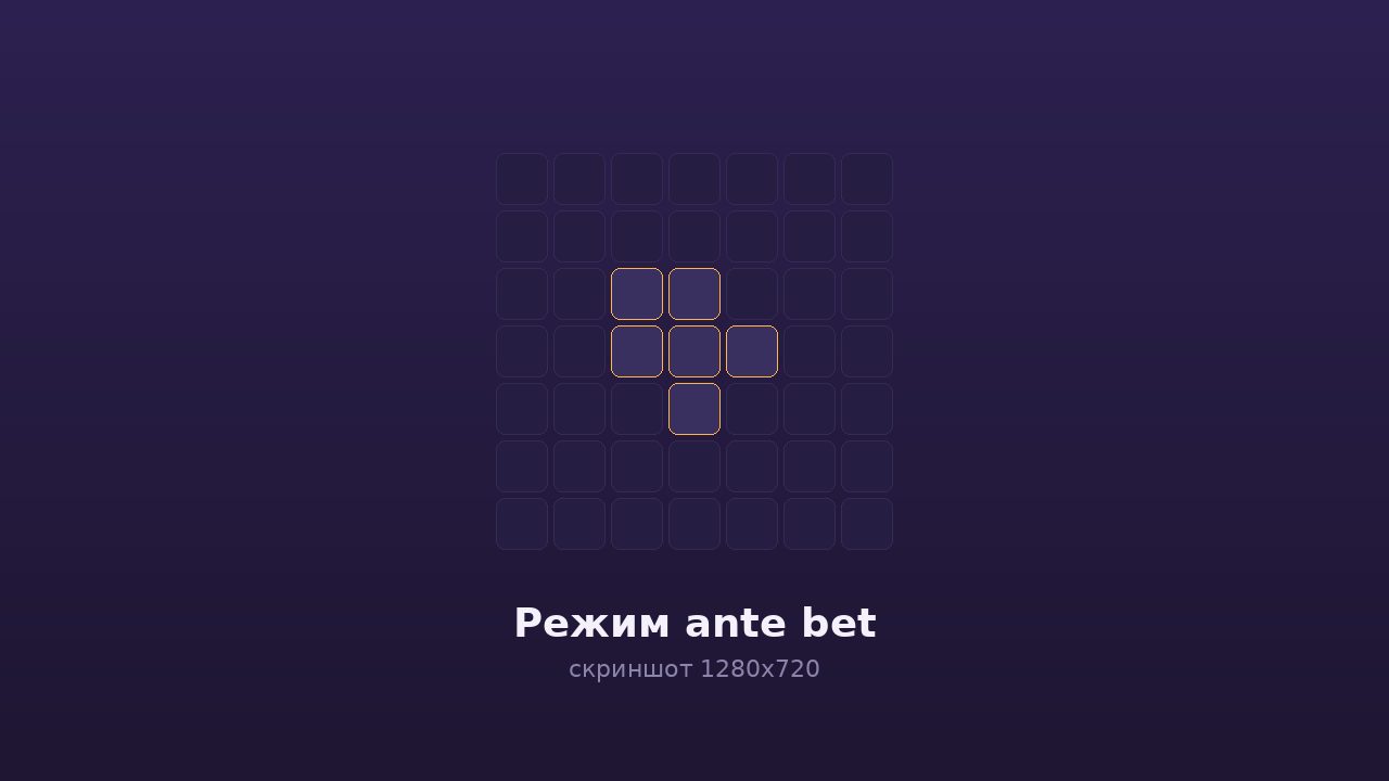Режим ante bet